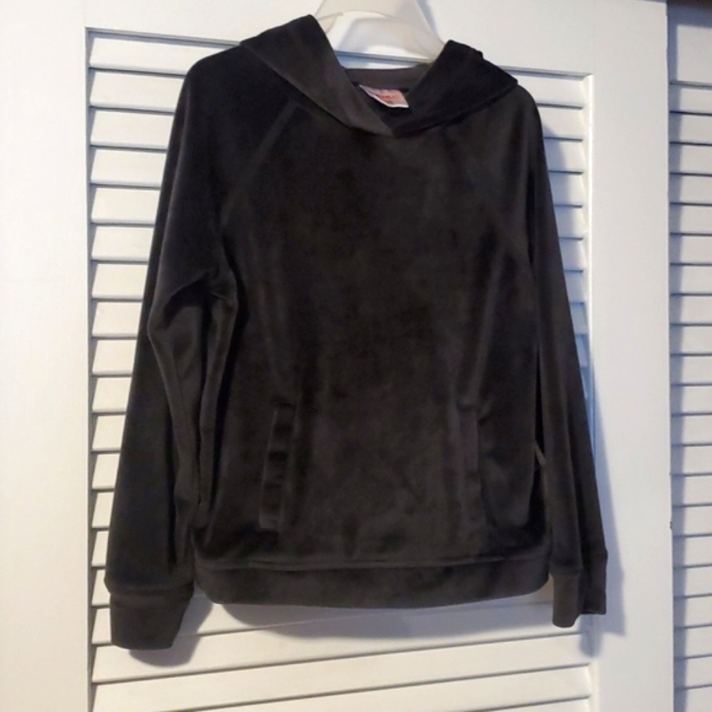 32 degree Toddler Black Velor Hoodie | Size 5/6